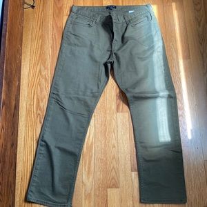 Banana Republic Green Jeans. Slim fit, 35x32, EUC - worn just a few times